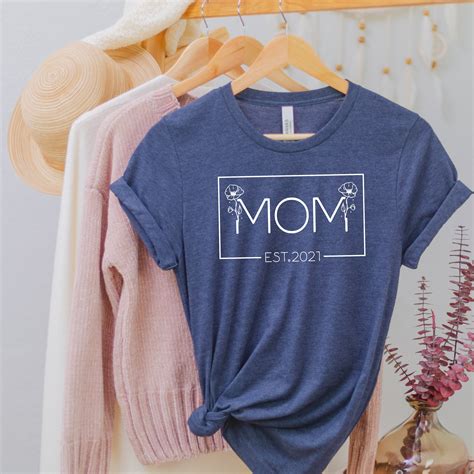 New Mom Shirt Mom Day T Shirt Mom 2021 Squared Mother Day Etsy