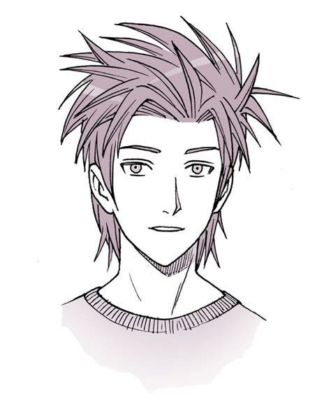 How To Draw Anime Spiky Hair Doubtdisease