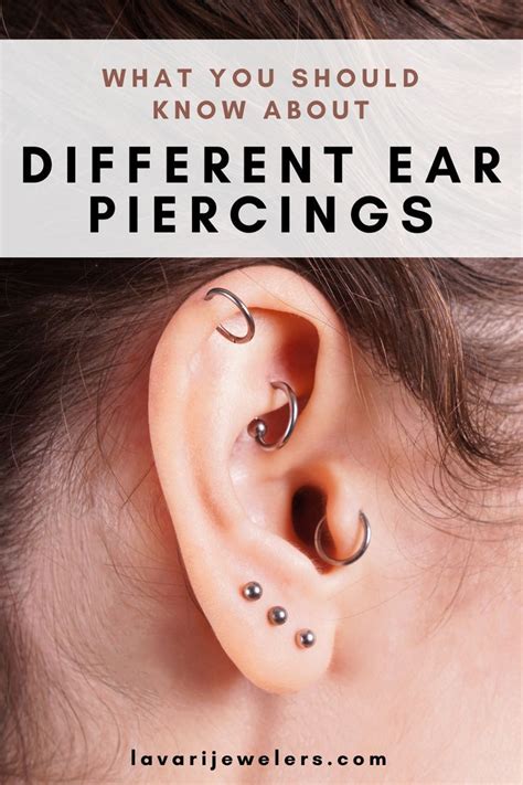Different Ear Piercing Types And Healing Times In 2022 Different Ear