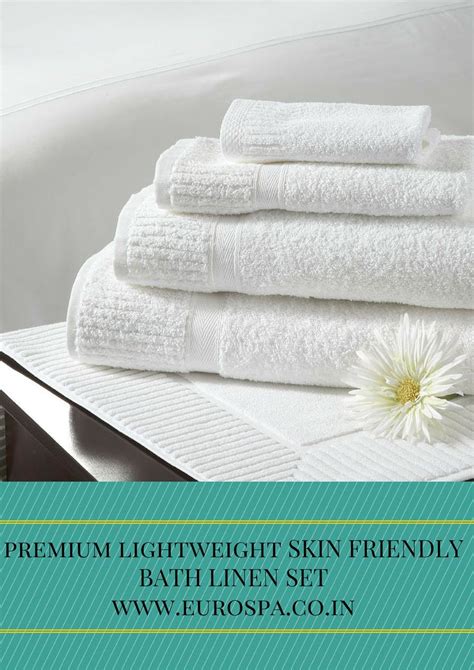 Premium Lightweight Skin Friendly Bath Linen Seteurospa