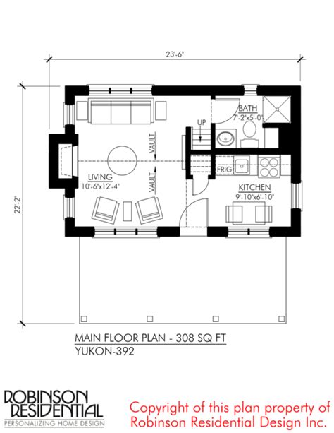Di lantai dua bangunan juga terdapat… little house plans. The Yukon Tiny House Plans by Robinson Residential