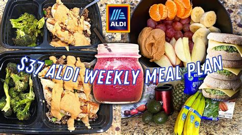 37 Weekly Meal Plan From Aldi Healthy Clean Eating Meal Prep