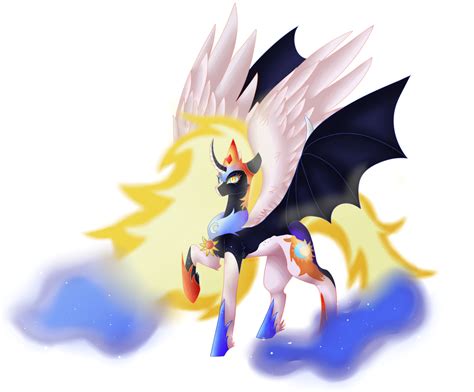 Nightmare Moon And Daybreaker Fusion Mlp By Peachyminnie On Deviantart