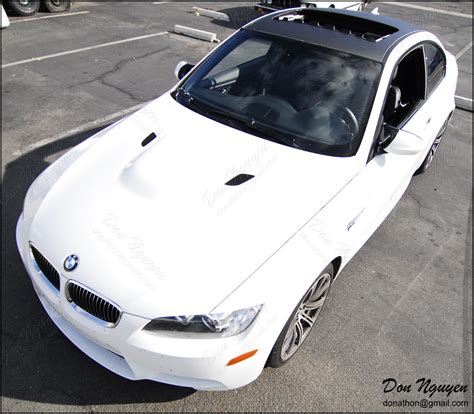 The carbon fiber roof panel on the m3 is nothing new. Don Nguyen | 3M Di-noc carbon fiber roof on a white E92 M3 w/ sunroof - Bimmerfest - BMW Forums
