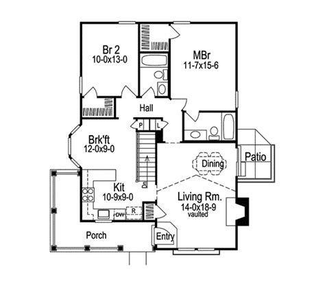 Springdale Country Cabin Home House Plans House Floor Plans Cottage