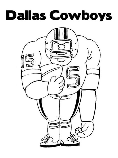 ️dallas Cowboys Coloring Pages Free Download