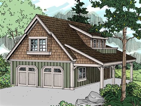 Carriage House Plans Craftsman Style Carriage House Plan With 2 Car