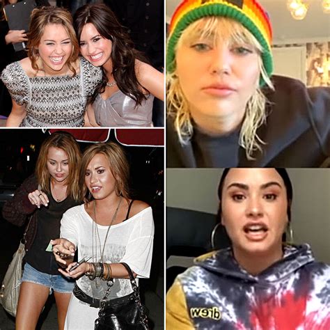 miley cyrus demi lovato s friendship throughout the years
