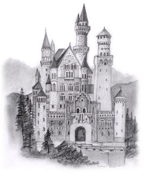 Chapter 12 Europe Castle Drawing Castle Sketch Castle Art