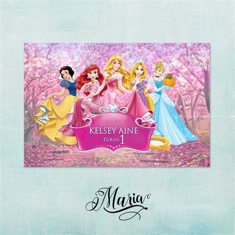 Disney Princess Banner Personalized Shopee Philippines