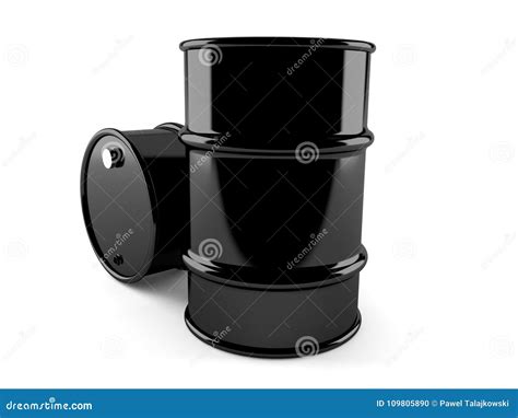 Gasoline Barrels Stock Illustration Illustration Of Petrol 109805890