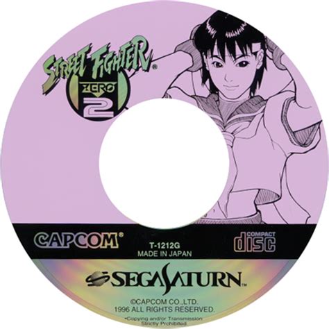 Sega Saturn S Street Fighter Zero 2 J Game Covers Box Scans Box Art Cd Labels Cart Labels