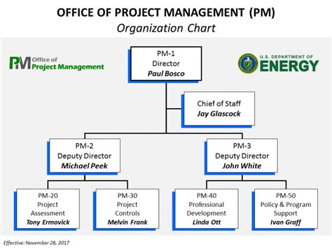 It graphically represents roles and responsibilities as. Organization Chart for the Office of Project Management ...