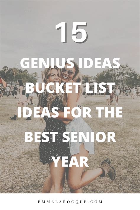 The Ultimate High School Senior Bucket List Artofit