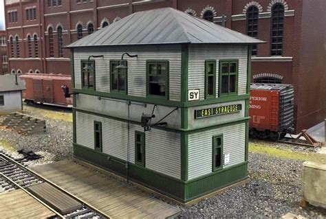 Kitbashed Tower For East Syracuse Railroad Model Craftsman