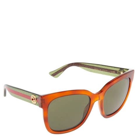 gucci multicolor gg0034s oversized square sunglasses gucci the luxury closet