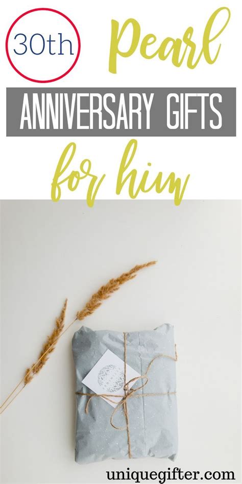 30th wedding anniversary gifts for him, her… and the couple. 30th Pearl Anniversary Gifts for Him | Anniversary ideas ...