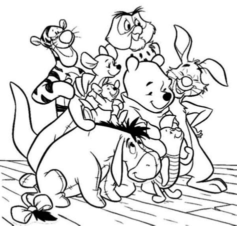 Get This Winnie the Pooh Fun Cartoon Coloring Pages for Kids 83160