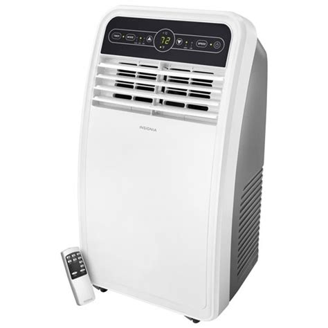 Air conditioner, fan and dehumidifier. Insignia Portable Air Conditioner - 8000 BTU - White/Grey ...