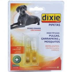 Pipetas antiparasitarias insectífugas Dixie perros y gatos 2 ud