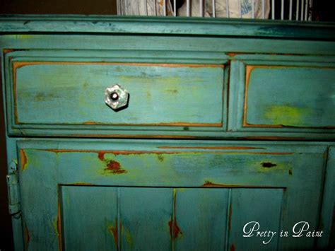Vintage Hand Painted Furniture Chippy Painted Furniture Hand Painted