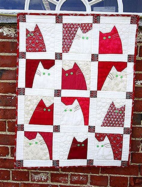 Pin By Rosemarie Hearon On Couette Simple Cat Quilt Patterns Cat