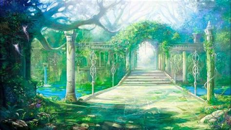 Sanctuary Fantasy Landscape Anime Scenery Anime Places