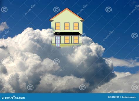 Home in the Heaven stock illustration. Image of knock - 3396290