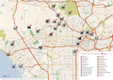 Map Of Los Angeles Attractions Sygic Travel