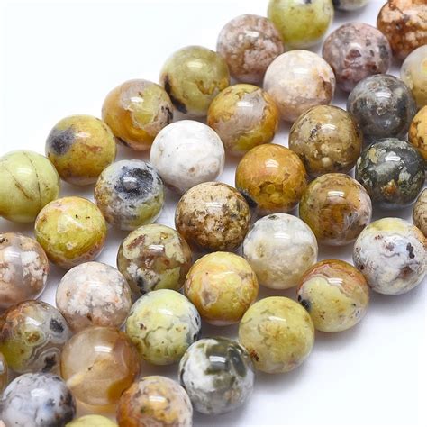 Natural Yellow Opal Beads Strands