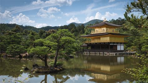 Oc Kinkaku Ji The Golden Temple Kyoto Japan 4592 X 2584