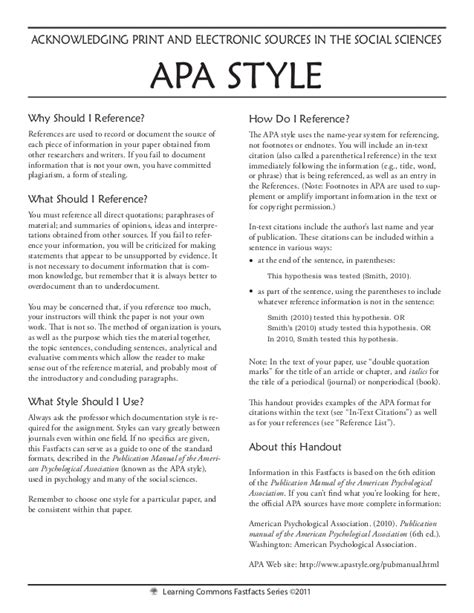 How To Write An Apa Introduction Page