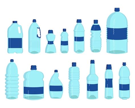 Botellas de agua envases de plástico para botellas de bebidas líquidas transparentes litro