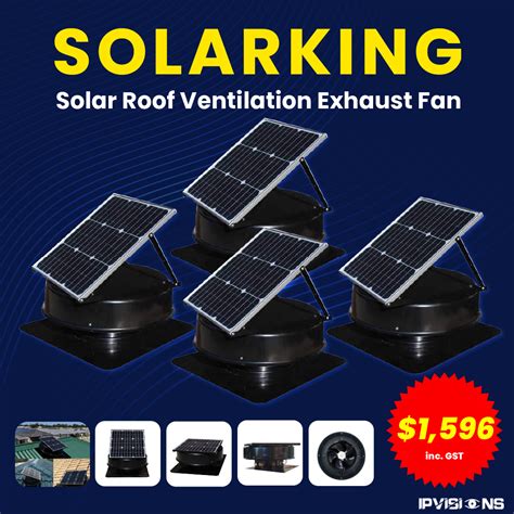4 Sets X Solarking Solar Roof Fansolar Roof Ventilation Fan Exhaust 35