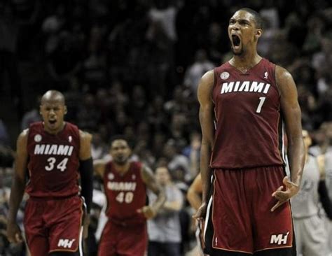 Miami Heat Chris Bosh Steps Out Of The Shadows With Game Winner My Site