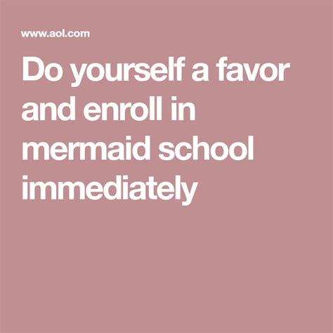 Mermaid School Is A Real Thing And They Take It Very Seriously