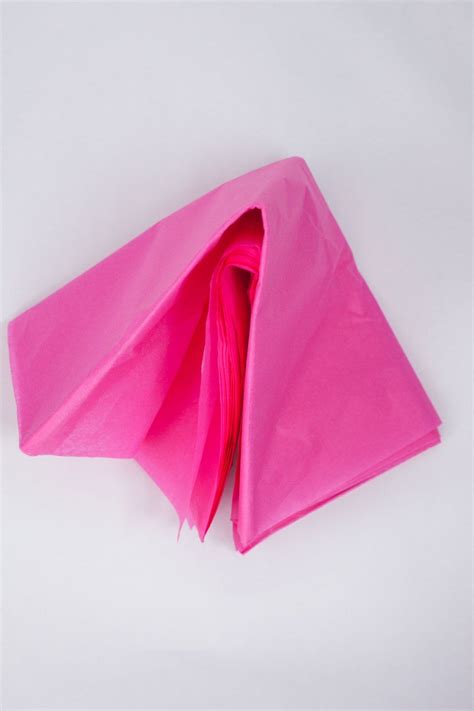 Hot Pink Tissue Paper 24 Sheets Bulk Neon Pink Tissue Paper Etsy