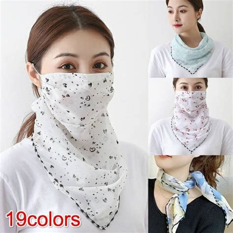 Breathable Lightweight Scarf Style Face Covering Perfect For Etsy