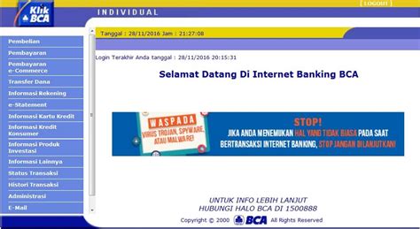 Lalu akan ada pilihan paket internet ngebut super murah hanya dengan 50 ribu dapat kuota 8 gb. Cara Mendaftar KlikBCA Individual dan Kelebihannya - Joko Warino Blog