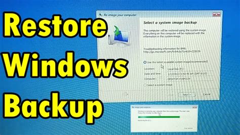 How To Restore Windows Backup Windows Windows10 Windowsbackup