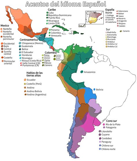 Languagecrawler On Twitter Spanish Accents Language Map How To