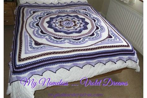 Helen Shrimpton My Nameless Blanket Violet Dreams Stylecraft Yarn