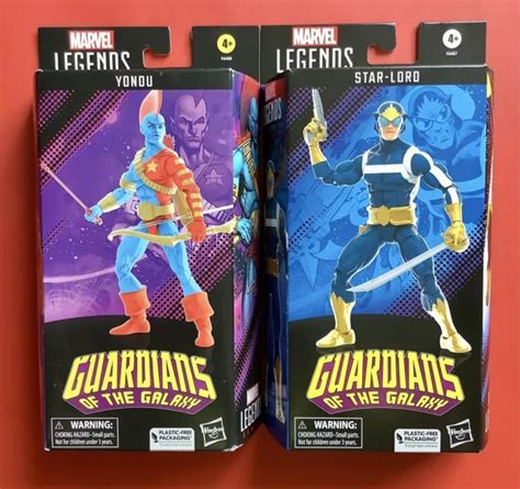 Hasbro Marvel Legends Gotg Starlord And Yondu Lot Of 2 Nisb Action