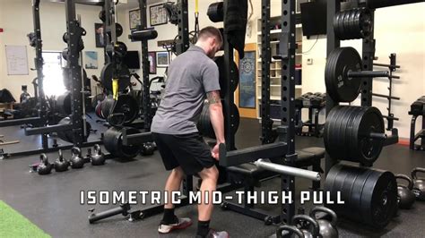 Isometric Mid Thigh Pull Youtube