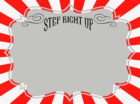 Free Carnival Signs And Printables Roommomspot Carnival Signs