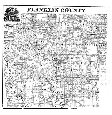 Franklin County Map Map Of New Hampshire
