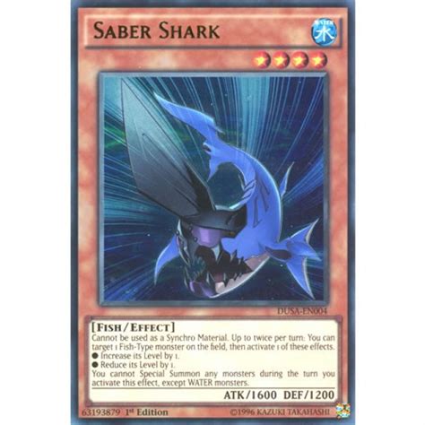 Champion (golden harvest v3) offers 22 sound fonts with infinite sound effects and a single blade color. Saber Shark DUSA-EN004 1st Edition Yu-Gi-Oh! Card