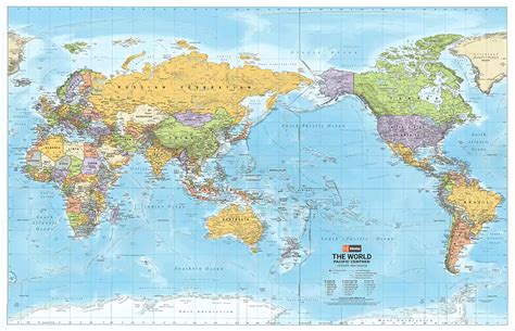 Peta Dunia Hd Ukuran Besar Lengkap Nama Negara Terbaru