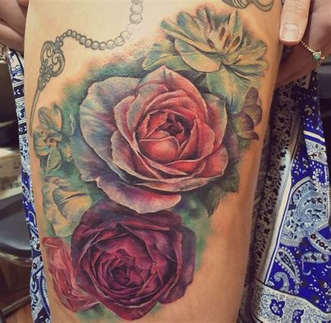 Pin By Alexei On Tat Inspo Coloured Rose Tattoo Colorful Rose