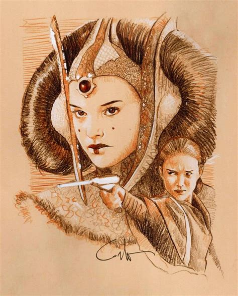 Padme Amidala By Carloesse On Deviantart Star Wars Drawings Star